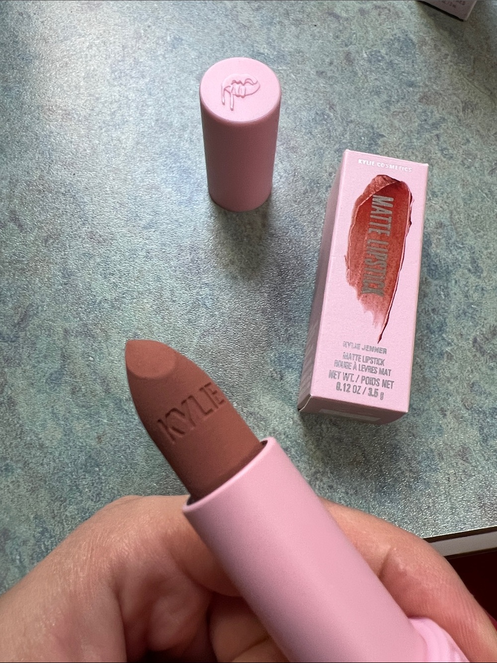 Kylie Cosmetics Matte Lipstick — Dusty Rose Brown in shade 716 Irreplaceable